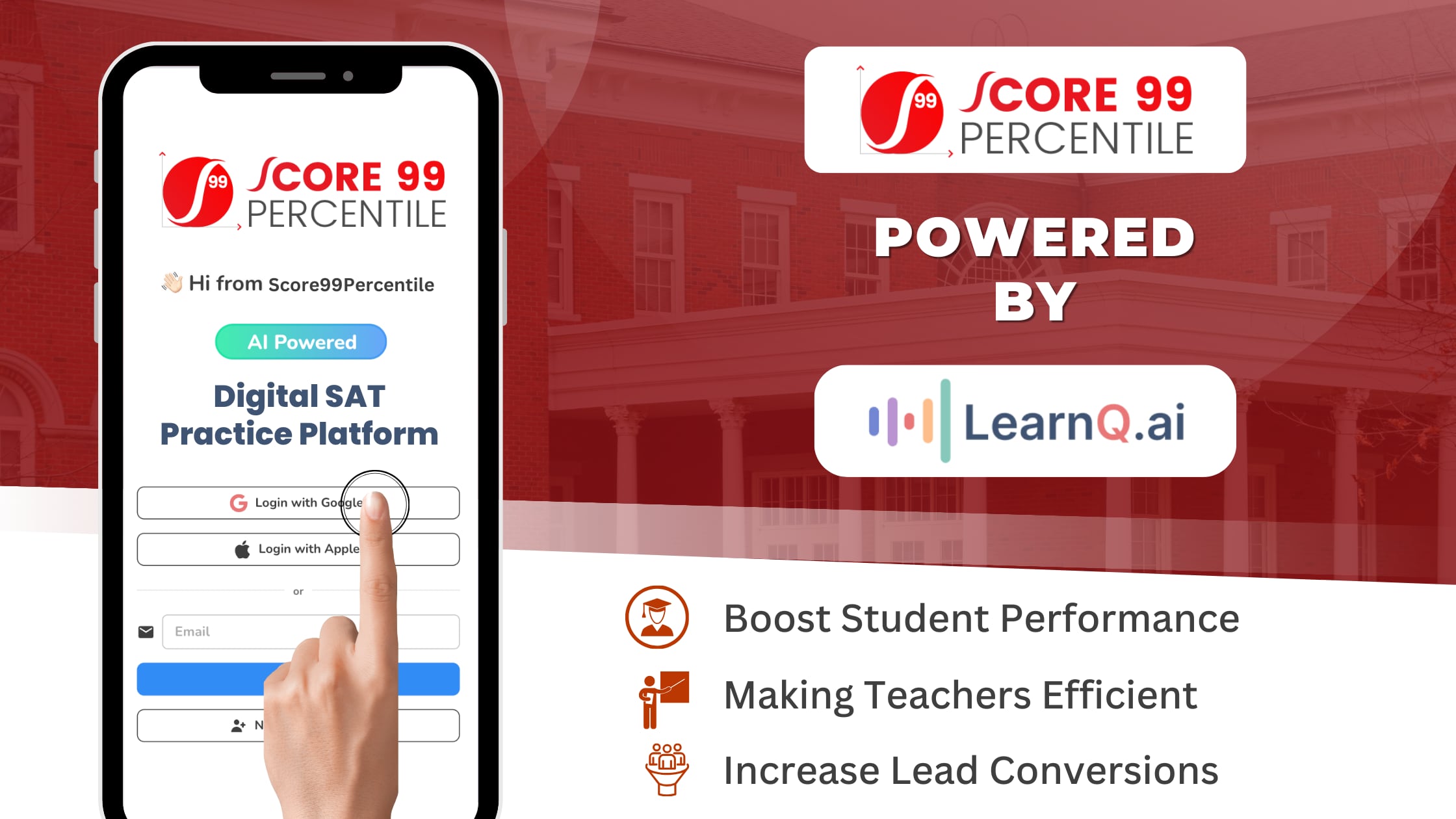 Score99Percentile is now powered by LearnQ.ai