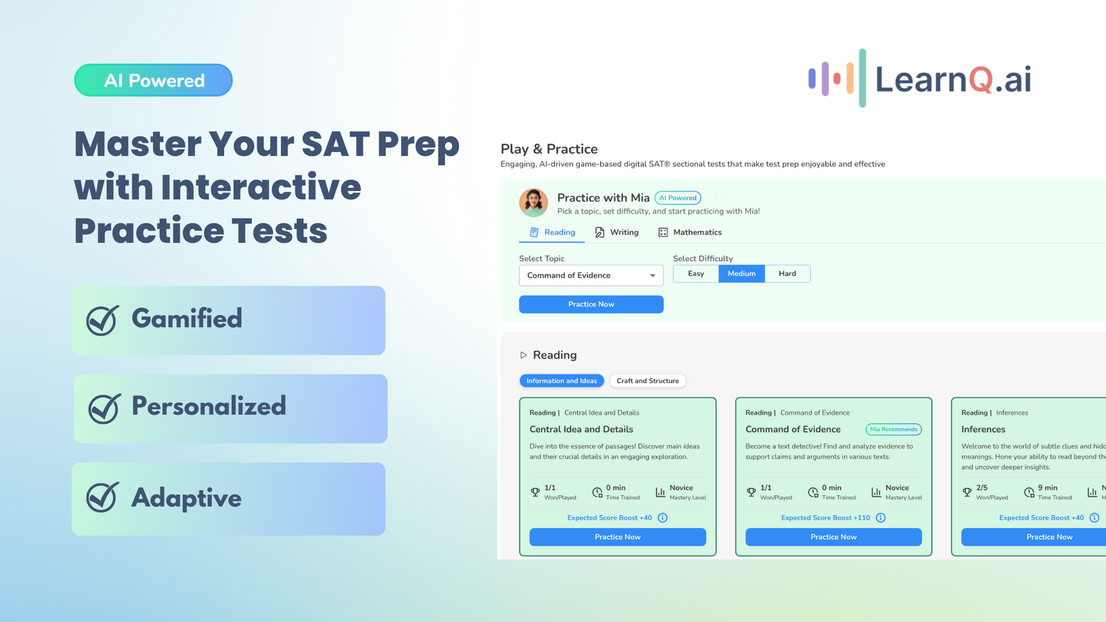 SAT Practise Tests