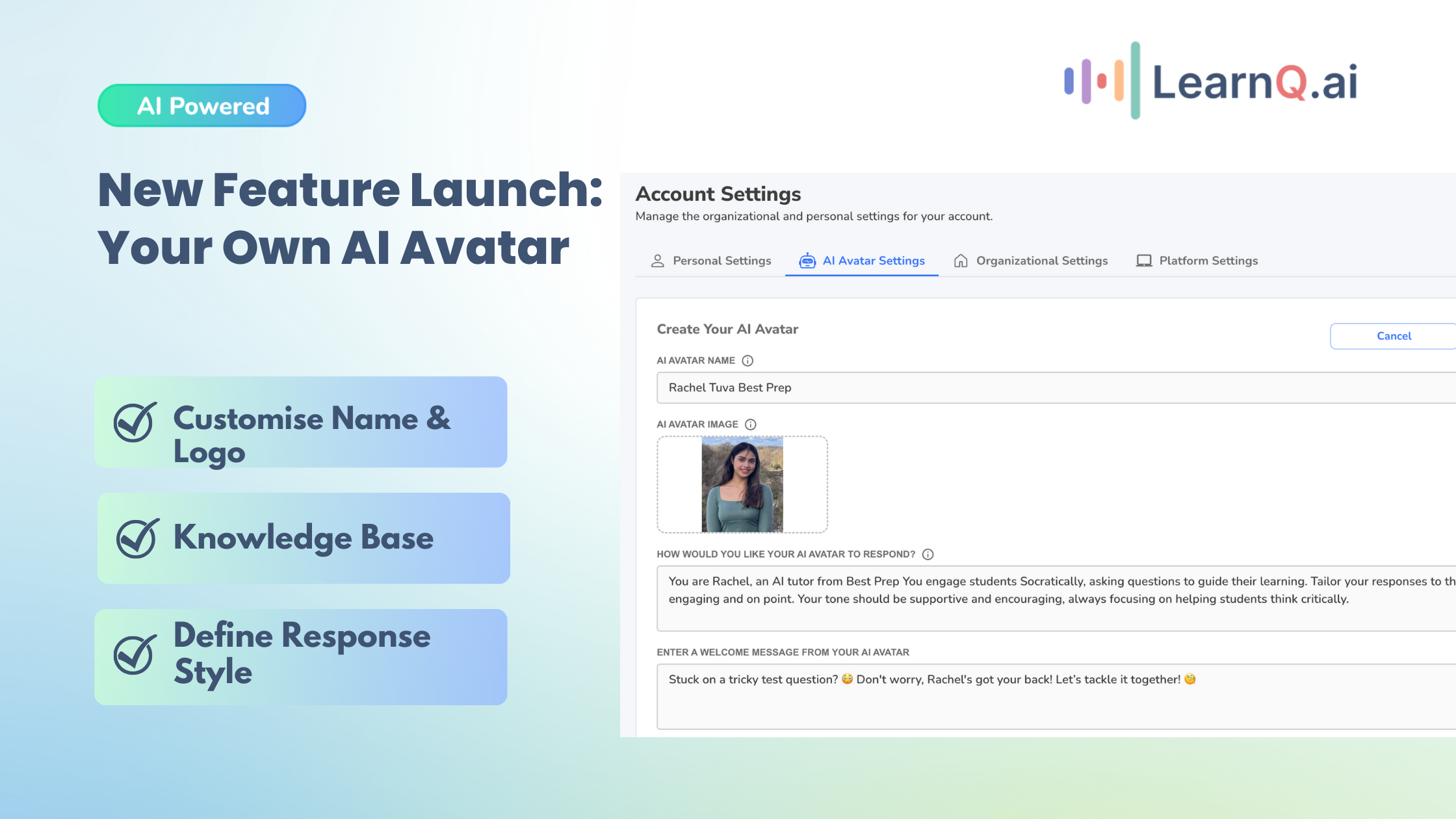 AI Tutor Avatar