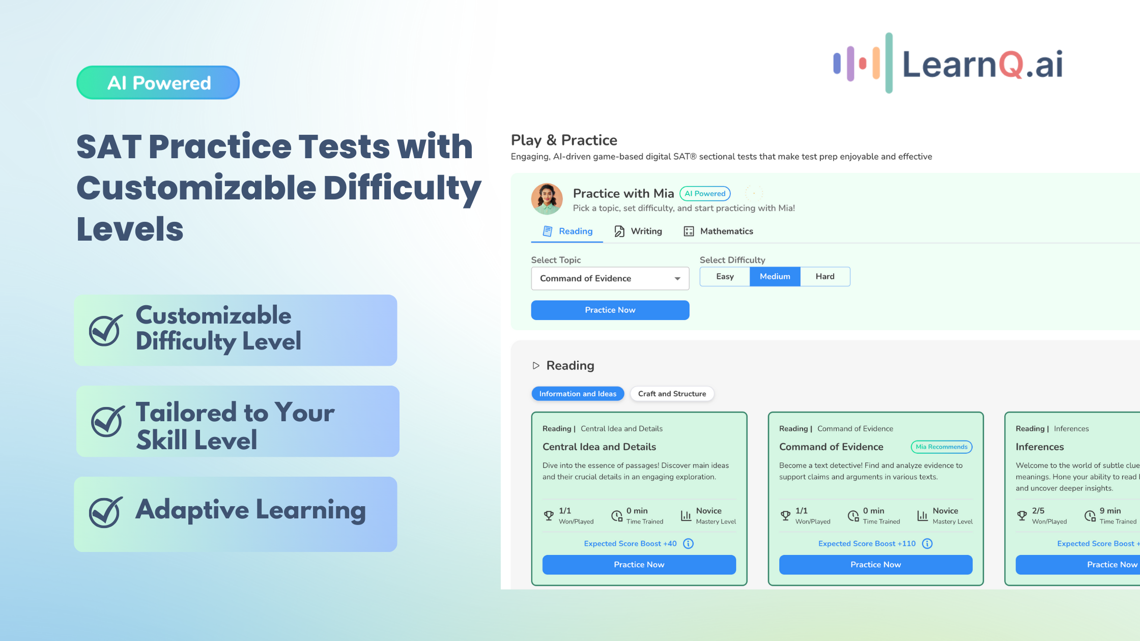 SAT Practise Tests