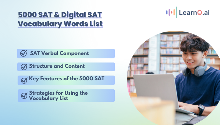 5000 SAT & Digital SAT Vocabulary Words List